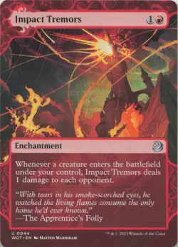 Impact Tremors U Wilds of Eldraine: Enchanting Tales 44 NM MTG - Image 1
