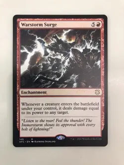 Warstorm Surge MTG Magic the Gathering Card NM Near Mint Forgotten Realm AFC - Image 1