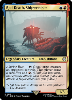 Red Death, Shipwrecker (116) FOIL Fallout NM Rare MAGIC GATHERING CARD ABUGames - Image 1