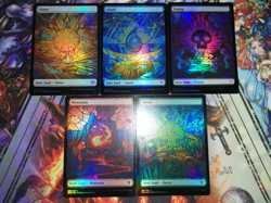 Magic MTG Dominaria United Full Art Basic Lands Set (Standard /FOIL land) ENG NM - Image 3