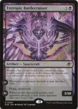 Entropic Battlecruiser R Edge of Eternities 99 NM MTG - Image 1