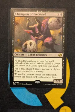 Champion of the Weird Rare ECL 095 Lorwyn Eclipsed MTG - Image 1