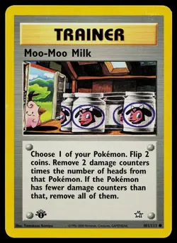 Pokemon Card Moo-Moo Milk 101/111 Neo Genesis 1st Edition - Image 1