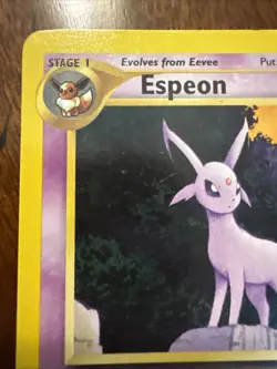 Espeon 20/75 Neo Discovery Unlimited English Pokemon - LP/NM - Image 2