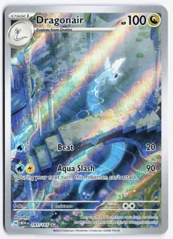 Dragonair 181/165 Scarlet & Violet 151 Illustration Rare English Pokemon TCG NM - Image 1