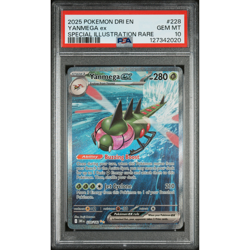 2025 Pokemon Destined Rivals En Yanmega Ex Special Illustration Rare #228 PSA 10 - Image 1