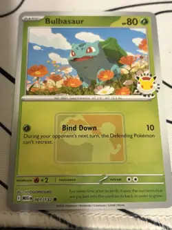 Bulbasaur MEG 001 Pokemon Day 2026 League Exclusive Promo LP Free Shipping - Image 1
