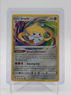 JIRACHI 2020 POKEMON VIVID VOLTAGE AMAZING RARE 119/185 Q5542 - Image 1