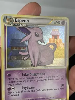 Espeon 2/90 Holo Undaunted HGSS Shattered Pokemon - Image 3