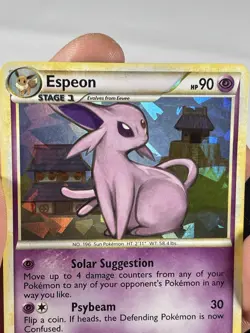 Espeon 2/90 Holo Undaunted HGSS Shattered Pokemon - Image 5