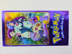 2000 Topps Pokemon tv animation series 2 Foil jumbo Team Rocket NM - Image 1