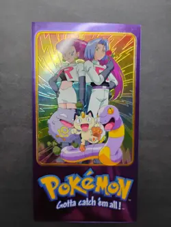 2000 Topps Pokemon tv animation series 2 Foil jumbo Team Rocket NM - Image 3