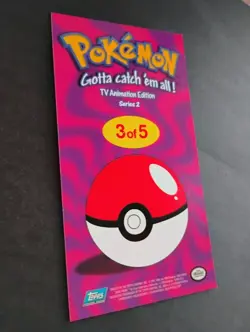 2000 Topps Pokemon tv animation series 2 Foil jumbo Team Rocket NM - Image 4