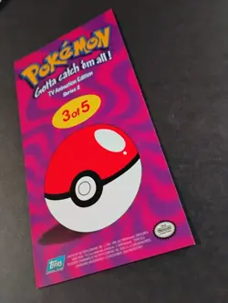 2000 Topps Pokemon tv animation series 2 Foil jumbo Team Rocket NM - Image 5