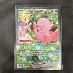 Lillie’s Clefairy ex 184/159 Pokemon TCG SIR Journey Together NM - Image 1