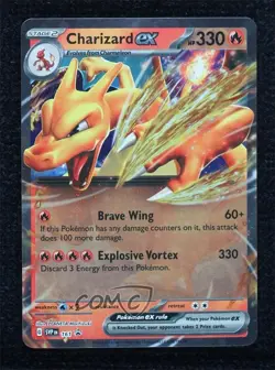 Charizard ex Pokemon Scarlet & Violet Black Star Promo #161 - Image 1