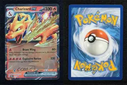 Charizard ex Pokemon Scarlet & Violet Black Star Promo #161 - Image 3