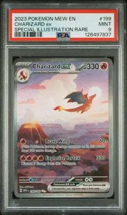 PSA 9 Charizard ex #199 SIR SV 151 Pokemon 2023 Mint - Image 1