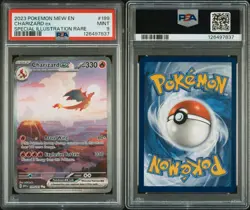 PSA 9 Charizard ex #199 SIR SV 151 Pokemon 2023 Mint - Image 3