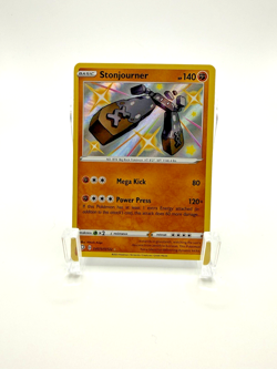 Stonjourner SV075/SV122 Rare Shiny Shining Fates Shiny Vault Pokemon NM - Image 1