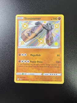 Stonjourner SV075/SV122 Rare Shiny Shining Fates Shiny Vault Pokemon NM - Image 3