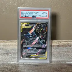 Pokemon TCG SM Black Star Promo Garchomp Giratina GX PSA 8 TAG TEAM SM193 Holo - Image 1