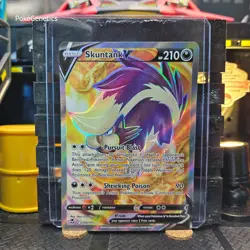 Skuntank V Silver Tempest Ultra Rare Pokemon TCG 180/195 Sword & Shield - Image 1