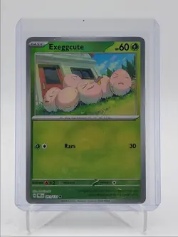 EXEGGCUTE 2025 POKEMON PRISMATIC EVOLUTIONS POKEBALL FOIL 001/131 Q5542 - Image 1