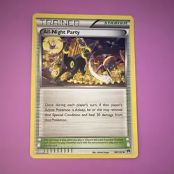 Pokemon All-Night Party 96/122 Breakpoint 2016 Trainer Stadium Regular NM - Image 1