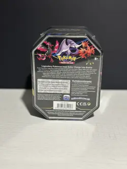 Pokemon TCG: Crown Zenith Galarian Moltres Tin - 4 Pack TCG - Clean Sealed Box - Image 3