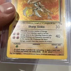Wizards Kabutops 9/62 Fossil Holo Rare Stage 2 60 HP Pokemon TCG - Image 4