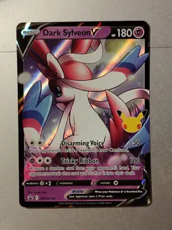 Pokemon TCG Dark Sylveon V SWSH134 Full Art Black Star Promo Rare Holo NM - Image 1