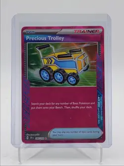PRECIOUS TROLLEY 2024 POKEMON SURGING SPARKS ACE SPEC RARE 185/191 Q5542 - Image 1