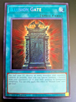 Yugioh Illusion Gate - Maze of Muertos Secret Rare MZMU-EN023 1st ed NM - Image 1
