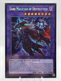 Yugioh Dark Magician Of Destruction MZMU-EN011 Maze Of Muertos Secret Rare NM - Image 1