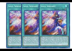 Yugioh Soul Servant Playset - Secret Rare - M/NM 1st Ed. - Image 1