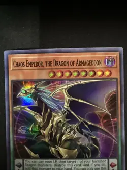 Yugioh! YCWS-EN011 Chaos Emperor, The Dragon Of Armageddon - Image 2
