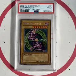 2002 Yu-Gi-Oh! Dark Magician BPT-001 Secret Rare Promo PSA 2 - Image 1