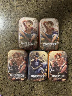 One Piece Mini-Tin Vol 2 Pack Art Set of 5 BRAND NEW SEALED 🔥🔥 - Image 1