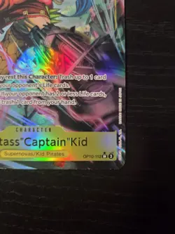 One Piece CCG Eustass"Captain"Kid OP10-112 Royal Blood Alt Alternate Art SR - Image 4