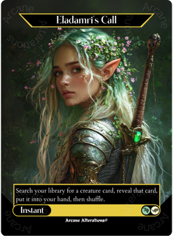 Eladamri's Call - Full Art Altered Art Custom Proxy Cards - Image 1