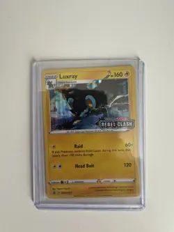 Luxray SWSH023 Rebel Clash Prerelease Promo – Holo Rare Pokemon Card NM - Image 1