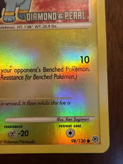 Pokemon Card 2007 Diamond & Pearl - Shinx 98/130 Reverse Holo LP - Image 4