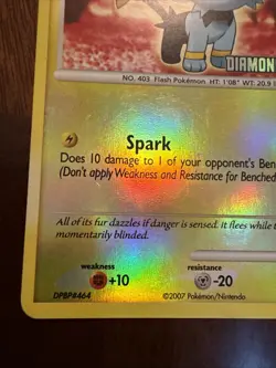 Pokemon Card 2007 Diamond & Pearl - Shinx 98/130 Reverse Holo LP - Image 5
