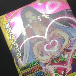 PREORDER Boa Hancock C551-W SR Japanese One Piece Berry Match Carddass Card - Image 2