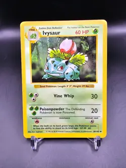 EX - Ivysaur - 30/102 - Shadowless - Base Set - Pokemon Card - Image 1
