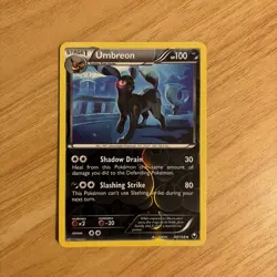Umbreon 2012 Dark Explorers Reverse Holo 60/108 Pokemon Card - NM - Image 1