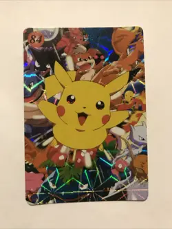 1996 Japan Pokemon Vending Machine Holo Sticker Card Koffing Pikachu #84 - Image 2