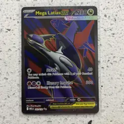 Pokemon TCG Mega Latias EX Full Art Ultra Rare Card 163/132 - Image 1