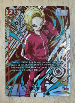 Android 18 - FB01-014 Alternate Art New Adventure Dragon Ball Super TCG Card - Image 1